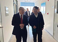 浦东新区管小军副区长一行来HJC黄金城平台考察指导工作