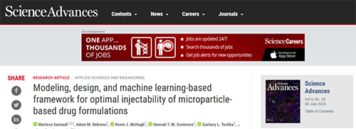 近日麻省理工大学的研究人员开发出一种计算模型，可以帮助改善注射类微粒制剂的可注射性并防止堵塞。