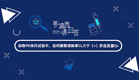 动物PK体内试验中，如何解释清除率CL大于肝血流量Qh