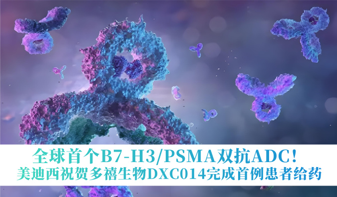 全球首个B7-H3/PSMA双抗ADC！HJC黄金城平台：囟囔顳XC014完成首例患者给药